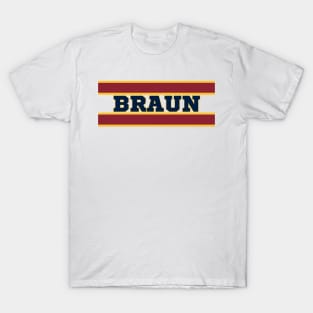 Braun0//Vintage basketball for fans T-Shirt
